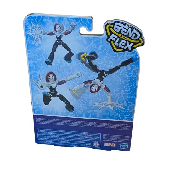 Ghost Spider Marvel Spider-Man Bend and Flex Action Figure by Hasbro - Picture 2 of 3